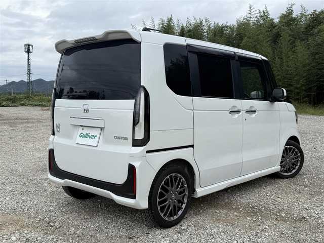 ホンダ Ｎ ＢＯＸ カスタム ターボ コーディネートS 兵庫県 2024(令6)年 0.8万km プラチナホワイトパール ワンオーナー/社外ナビ/フルセグTV/バックモニター/純正サンシェード内蔵ルーフコンソール/両側パワースライドドア/両前シートヒーター/純正リモコンエンジンスターター/純正アームレストコンソール/純正ラゲッジマット/ETC/オートハイビーム/レーダークルコン＆レーンキープ/LEDヘッドライト