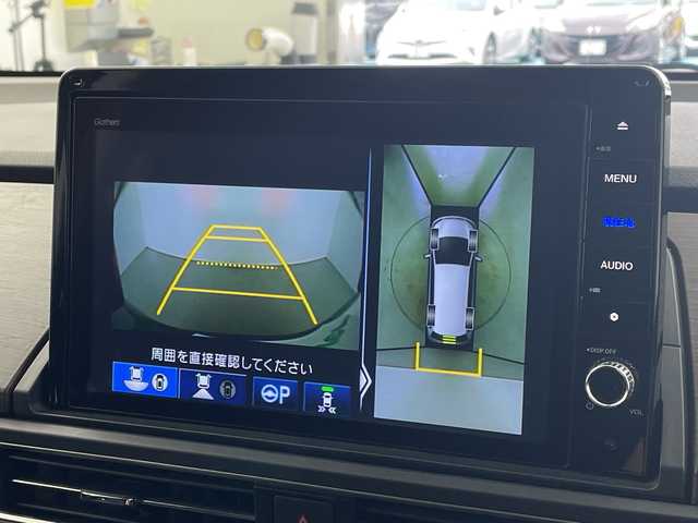 ホンダ オデッセイ ハイブリッド e:HEVアブソルート EX 岐阜県 2021(令3)年 5万km プレミアムヴィーナスブラックP 純正１０インチナビ/純正フリップダウンモニター/CD/DVD/Bluetoth/SD/USB/HDMI/フルセグTV/マルチビューカメラシステム/アドバンスドルームミラー/ブラインドスポットインフォメーション/スマートパーキングアシスト/両側パワースライドドア/衝突軽減ブレーキ/路外逸脱抑制機能/アダプティブクルーズコントロール/パーキングセンサー/標識認識機能/パワーテールゲート/シートヒーター/パワーシート/ハーフレザーシート/前後ドライブレコーダー/ETC2.0/電動パーキングブレーキ/オートブレーキホールド/後席エアコン/オートLEDヘッドライト/100V電源/純正フロアマット/純正18インチアルミホイール