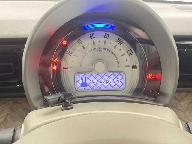 スズキ ラパン モード 栃木県 2021(令3)年 1万km ノクターンブルーパール 純正ナビ/（CD/DVD/Bluetooth/フルセグTV/MSV）/スズキセーフティサポート/・デュアルセンサーブレーキサポート/・誤発進抑制機能/・車線逸脱抑制機能/・車線逸脱警報機能/・ふらつき警報機能/・先行車発進お知らせ機能/前席シートヒーター/コーナーセンサー/プッシュスタート/スマートキー/フロアマット