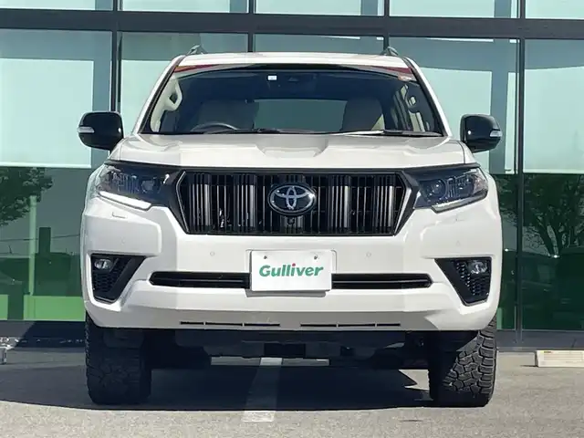 トヨタ ランドクルーザー プラド TX Lパッケージ マットブラED 和歌山県 2023(令5)年 7.1万km ホワイトパールクリスタルシャイン 純正9インチナビ/全方位カメラ/フルセグTV/衝突軽減ブレーキ/レーダークルコン/ブラインドスポットモニター/前後コーナーセンサー/オートライト/ビルトインETC2.0/シートヒーター/シートベンチレーション/パワーシート/ルーフレール/LEDヘッドライト/フォグランプ/電格ミラー