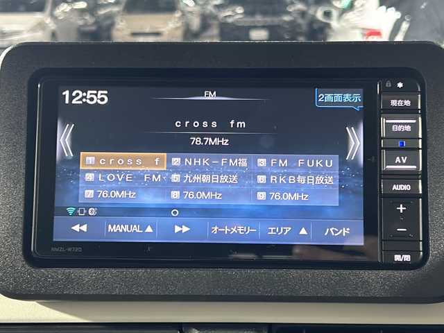ダイハツ ムーヴ キャンバス ストライプス G 福岡県 2023(令5)年 1.9万km シャイニングホワイトパール/ファインミントメタリック 純正メモリナビ/フルセグテレビ/バックカメラ/ドライブレコーダー/シートヒーター/両側パワースライドドア/ETC/電子パーキング/アイドリングストップ/衝突軽減ブレーキ/純正フロアマット/純正LEDヘッドライト