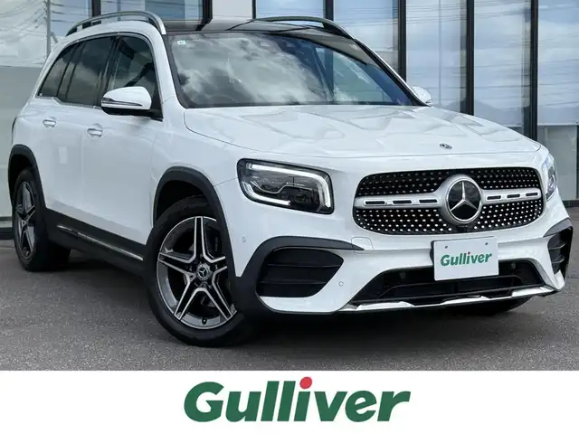 メルセデス・ベンツ Ｍ・ベンツ ＧＬＢ２００ｄ 4マチック AMGライン 道南・函館 2021(令3)年 3.7万km ポーラホワイト ワンオーナー車/スライディングガラスルーフ/アドバンスドパッケージ/・ヘッドアップディスプレイ(HUD)/・アドバンスドサウンドシステム/AMGレザーエクスクルーシブパッケージ/・本革シート/・アンビエントライト（64色）/フロントメモリー付きパワーシート/シートヒーター/純正ナビTV　360度カメラ/キーレスゴー/スペアキー有/フットトランクオープナー/新車時保証書/取扱説明書
