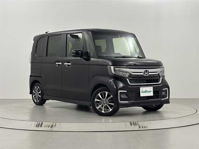 ホンダ Ｎ ＢＯＸ カスタム L 宮城県 2022(令4)年 3.4万km クリスタルブラックパール 純正ナビ　VXM-225Ci/バックカメラ/ETC/Honda SENSING/・衝突軽減ブレーキ/・歩行者事故低減ステアリング/・路外逸脱抑制機能/・渋滞追従機能付アダプティブクルーズコントロール/・車線維持支援システム/・先行車発進お知らせ機能/・標識認識機能/・オートマチックハイビーム/前席シートヒーター/電子パーキングシステム/ブレーキホールド/ウィンカーミラー/フロントフォグランプ/ロールサンシェード/純正フロアマット/純正14インチアルミホイール