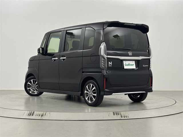 ホンダ Ｎ ＢＯＸ カスタム L 宮城県 2022(令4)年 3.4万km クリスタルブラックパール 純正ナビ　VXM-225Ci/バックカメラ/ETC/Honda SENSING/・衝突軽減ブレーキ/・歩行者事故低減ステアリング/・路外逸脱抑制機能/・渋滞追従機能付アダプティブクルーズコントロール/・車線維持支援システム/・先行車発進お知らせ機能/・標識認識機能/・オートマチックハイビーム/前席シートヒーター/電子パーキングシステム/ブレーキホールド/ウィンカーミラー/フロントフォグランプ/ロールサンシェード/純正フロアマット/純正14インチアルミホイール