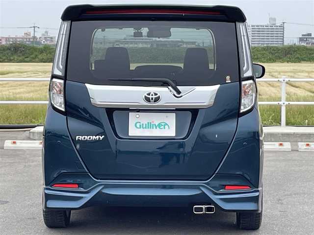 トヨタ ルーミー カスタムG 佐賀県 2021(令3)年 1万km レーザーブルークリスタルシャイン モデリスタエアロ/スマートアシストIII/・レーダークルーズコントロール/・衝突回避支援ブレーキ/・車線逸脱警報/・誤発進抑制制御/・先行車発進お知らせ機能/・標識認識機能/・ふらつき警報/純正9型ディスプレイオーディオ/・TV Bluetooth USB/全方位カメラ/前後ドライブレコーダー/両側パワースライドドア/電子パーキング/ブレーキホールド機能/D＋N席シートヒーター/後席用サイドサンシェード/ISOFIX/ステアリングリモコン/純正LEDヘッドライト/フォグライト/オートハイビーム/プッシュスタート/スマートキー