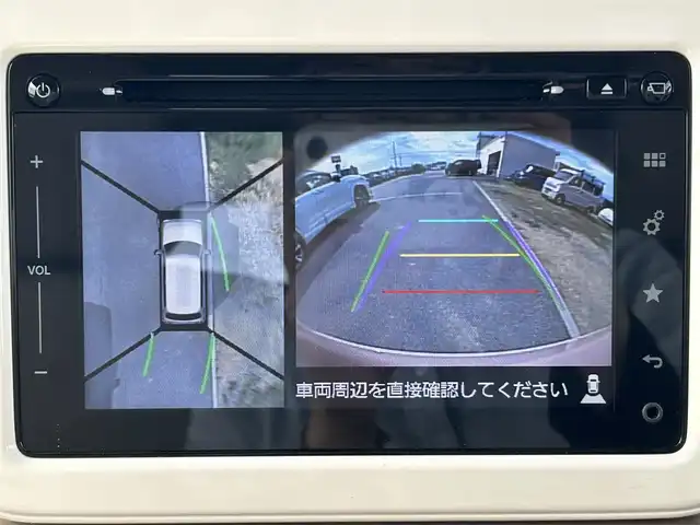 スズキ ラパン X 兵庫県 2015(平27)年 2.8万km コフレピンクパールメタリック/ホワイト2トーンルーフ 純正ナビ/BT/フルセグテレビ/CD/DVD/AUX/全方位カメラ/レーダーブレーキサポート/ステアリングリモコン/シートヒーター/ドライブレコーダー/横滑り防止装置/衝突被害軽減システム/アンチロックブレーキシステム