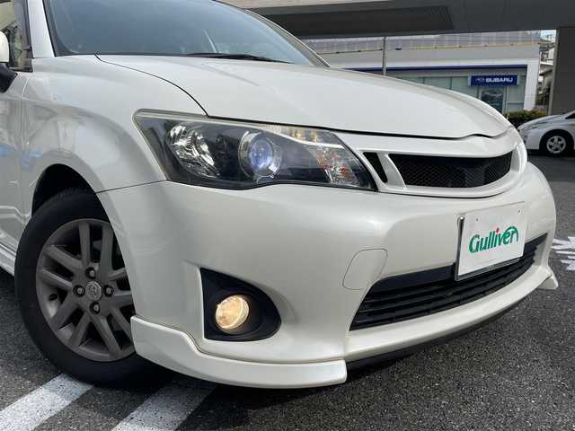 トヨタ カローラ フィールダー 1．5G エアロツアラー W×B 広島県 2014(平26)年 11.1万km ホワイトパールクリスタルシャイン /登録時走行距離/　　　　　　　110305キロ/純正ナビ/バックカメラ/ワンセグ/エアロ/ハーフレザーシート/nanoe/ETC/新車時整備手帳/　　【保証書】/取扱説明書/