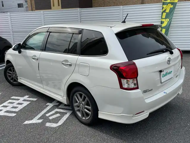 トヨタ カローラ フィールダー 1．5G エアロツアラー W×B 広島県 2014(平26)年 11.1万km ホワイトパールクリスタルシャイン /登録時走行距離/　　　　　　　110305キロ/純正ナビ/バックカメラ/ワンセグ/エアロ/ハーフレザーシート/nanoe/ETC/新車時整備手帳/　　【保証書】/取扱説明書/