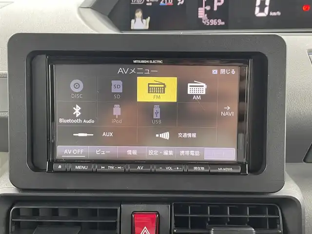 ダイハツ タント X 長崎県 2020(令2)年 4.6万km シャイニングホワイトパール 衝突軽減ブレーキ/社外メモリナビ/左パワースライドドア/スマートキー　オートライト/LEDヘッドライト/コーナーセンサー/バックカメラ/フロアマット/ETC