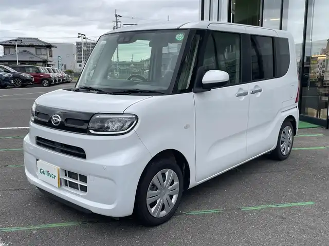 ダイハツ タント X 長崎県 2020(令2)年 4.6万km シャイニングホワイトパール 衝突軽減ブレーキ/社外メモリナビ/左パワースライドドア/スマートキー　オートライト/LEDヘッドライト/コーナーセンサー/バックカメラ/フロアマット/ETC