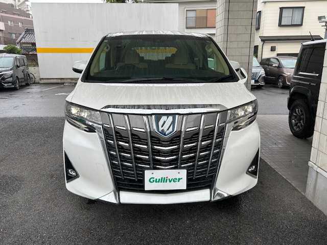 トヨタ アルファードハイブリット X 東京都 2021(令3)年 3.9万km ホワイトパールクリスタルシャイン ワンオーナー/両側パワースライドドア/プッシュスタート/ETC/クルーズコントロール/バックカメラ