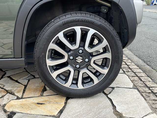 スズキ ハスラー Jスタイル Ⅱ 静岡県 2017(平29)年 8.9万km クールカーキPM 社外ナビ/・SD/・CD/DVD/・ワンセグ/・TV/・FM/AM/・Bluetooth/主要装備/・ＥＴＣ/・ＨＩＤヘッドライト/・デュアルカメラブレーキサポート/・運転席＋助手席シートヒーター/・アイドリングストップ/・横滑り防止装置/・フォグランプ/・レーンキープアシスト/・ステアリングスイッチ/・15インチ純正AW/・プッシュスタート/・ハーフレザーシート
