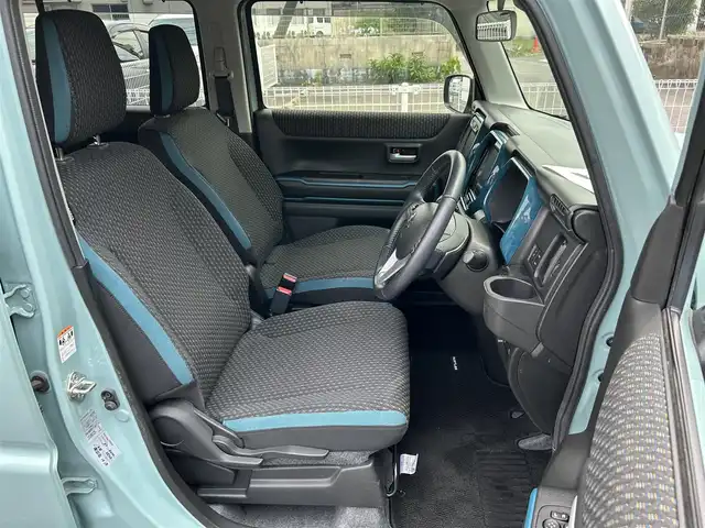 スズキ ハスラー HYBRID X ターボ 佐賀県 2020(令2)年 2.2万km オフブルーM デュアルカメラブレーキサポート/レーダークルーズコントロール/コーナーセンサー/純正9インチメモリナビ/・全方位モニター/・フルセグTV/BT/CD/DVD/シートヒーター/パドルシフト/LEDヘッドライト/オートライト/フォグランプ/プッシュスタート/ETC/革巻きステアリング/パドルシフト/純正15インチAW