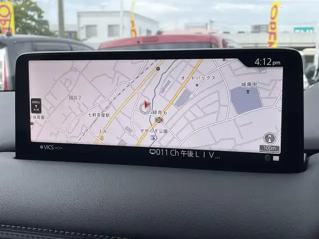 マツダ ＣＸ－８ 25S Lパッケージ 広島県 2021(令3)年 4.5万km ジェットブラックマイカ 純正ナビ/CD/DVD/DTV/Bluetooth/全方位カメラ/レーダークルーズコントロール/赤革シート/パワーシート/メモリーシート /シートヒーター /シートベンチレーション /ステアリングヒーター/パワーバックドア /BOSEサウンド/コーナーセンサー /BSM/ワイヤレス充電/LEDオートライト/ETC/スマートキー/プッシュスタート /ルーフレール/純正アルミホイール/フォグライト