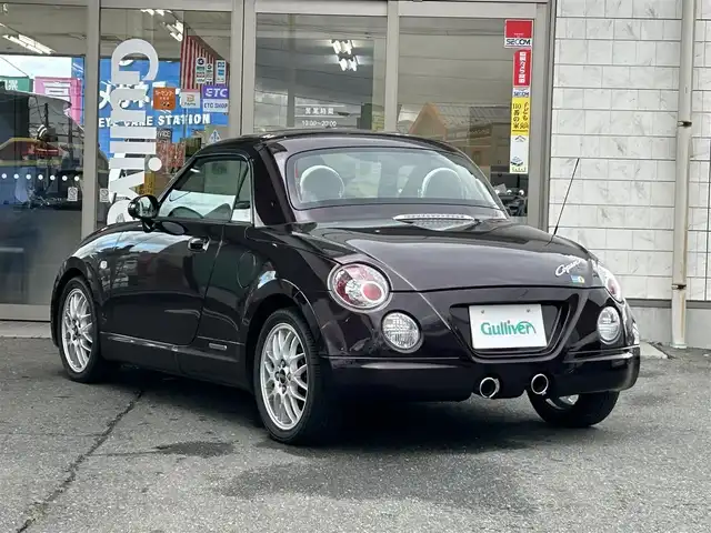 ダイハツ コペン ULTIMATE EDⅡ 岩手県 2008(平20)年 3.9万km ダークレッドマイカ 社外ナビ（型式CN-RA07D）/フルセグTV /社外エンジンスターター/キーレス /ドライブレコーダー /社外AWスタッドレス積込 /モモステアリング /フォグランプ /前席シートヒーター/電動角度調整ミラー/保証書　取説