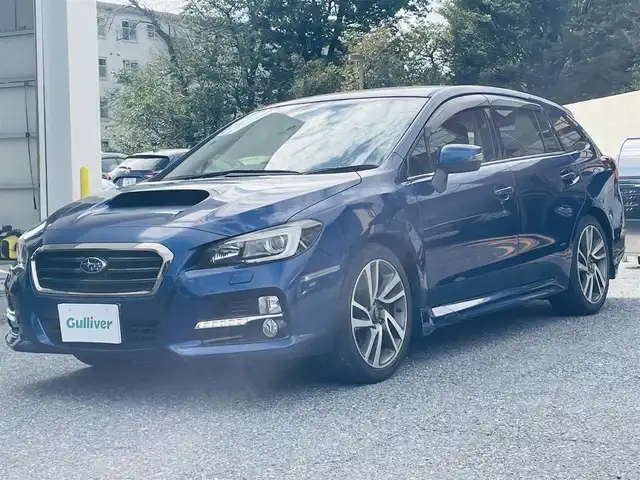 スバル レヴォーグ 1．6GT－S アイサイト 千葉県 2015(平27)年 5.8万km ギャラクシーブルーシリカ ナビ【フルセグ、Bluetooth、AMFMラジオ、DVD、CD】/ワンオーナー/18インチ純正アルミホイール/アイサイト/クルーズコントロール/パドルシフト/前席パワーシート/全席パワーウィンドウ/純正フロアマット/ダウンヒルアシストコントロール/ETC/アイドリングストップ/オートヘッドライト/電動格納ミラー/ウインカーミラー/プッシュスタート/ドアバイザー/横滑り防止機能/充電用USBポート合計4箇所/シガーソケット1口