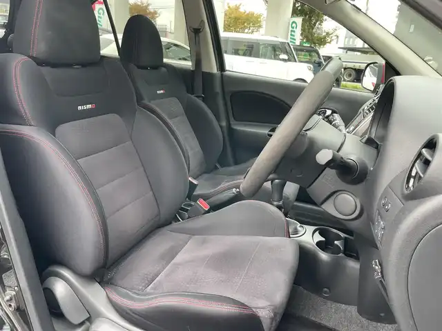 日産 マーチ ニスモS 新潟県 2014(平26)年 3.3万km ピュアブラック ５MT/メモリナビ/ワンセグテレビ/純正ホイール/プッシュスタート/ETC/純正フロアマット/Bluetooth/電動格納ドアミラー