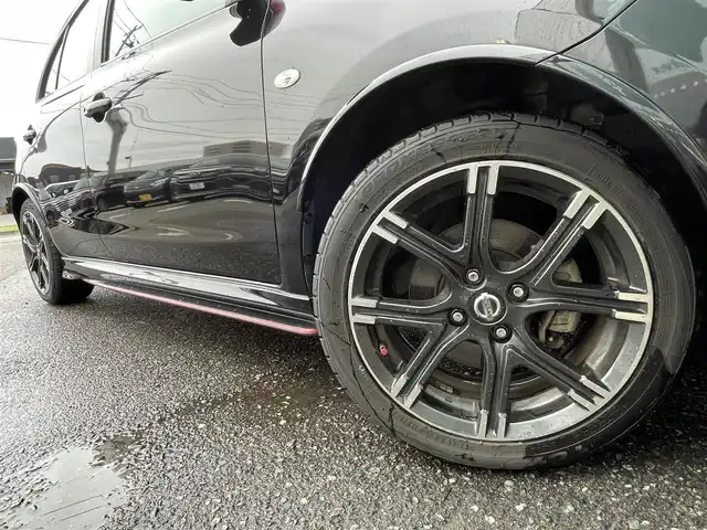 日産 マーチ ニスモS 新潟県 2014(平26)年 3.3万km ピュアブラック ５MT/メモリナビ/ワンセグテレビ/純正ホイール/プッシュスタート/ETC/純正フロアマット/Bluetooth/電動格納ドアミラー