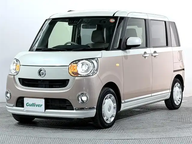 ダイハツ ムーヴ キャンバス G メイクアップ SA Ⅲ 大阪府 2018(平30)年 2.9万km パールホワイトⅢ/ライトローズマイカメタリックⅡ 2トーン ナビTV 360カメラ 両側パワースライドドア シートヒーター 衝突軽減ブレーキ レーンアシスト オートハイビーム スマートキー プッシュスタート アイドリングストップ ドライブレコーダー ETC