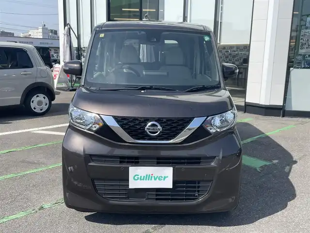 日産 ルークス X 長崎県 2020(令2)年 1.8万km アッシュブラウンM アラウンドビューモニター/純正9型ナビ/（フルセグ・DVD・CD・SD・BT)/エマージェンシーブレーキ/レーンキープアシスト/クリアランスソナー/ETC/スマートキー/スペアキー/オートライト/アイドリングストップ/左パワースライドドア/純正フロアマット/ステアリングスイッチ