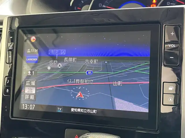 ダイハツ タント カスタム RS トップED SA Ⅲ 愛知県 2018(平30)年 5.5万km パールホワイトⅢ 純正８型ナビ　フルセグＴＶ　ＤＶＤ　ＨＤＭＩ　バックカメラ　ハーフレザー　シートヒーター　ＥＴＣ　前後ドラレコ　スマアシIII　衝突軽減装置　車線逸脱　誤発進抑制　ＬＥＤオートライト　フォグランプ　禁煙車