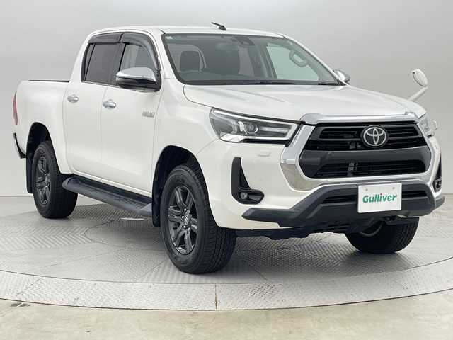 トヨタ ハイラックス Z 新潟県 2020(令2)年 4.9万km スーパーホワイトⅡ 4WD/純正ナビ/　　CD/BT/FM/AM/バックカメラ/レーダークルーズコントロール/LEDオートライト/純正17インチアルミホイール/ステアリングスイッチ/アイドリングストップ/レーンキープ/コーナーセンサー/スマートキー/ETC