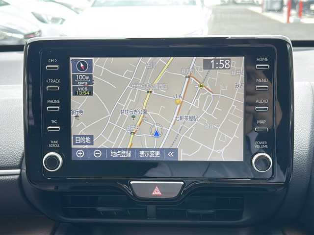 トヨタ ヤリスクロス ハイブリッド Z 広島県 2022(令4)年 5.5万km プラチナホワイトパールマイカ ワンオーナー /純正ディスプレイオーディオナビ/Bluetooth/フルセグTV/USB/パノラミックビューモニター/レーダークルーズコントロール/ハーフレザーシート /シートヒーター /パワーシート/LEDオートライト/オートマチックハイビーム /ステアリングヒーター/純正前後ドライブレコーダー/純正18インチアルミホイール/スマートキー/プッシュスタート/純正フロアマット