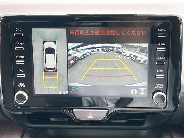 トヨタ ヤリスクロス ハイブリッド Z 広島県 2022(令4)年 5.5万km プラチナホワイトパールマイカ ワンオーナー /純正ディスプレイオーディオナビ/Bluetooth/フルセグTV/USB/パノラミックビューモニター/レーダークルーズコントロール/ハーフレザーシート /シートヒーター /パワーシート/LEDオートライト/オートマチックハイビーム /ステアリングヒーター/純正前後ドライブレコーダー/純正18インチアルミホイール/スマートキー/プッシュスタート/純正フロアマット