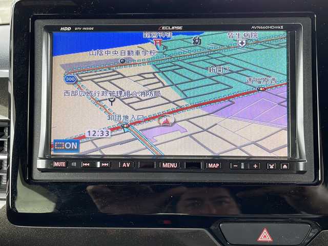 ホンダ Ｎ ＢＯＸ カスタム G L ホンダセンシング 鳥取県 2018(平30)年 7.6万km クリスタルブラックパール パワースライドドア/HDDナビ/バックカメラ/フルセグTV　Bluetooth　DVD CD　MSV/ビルトインETC/スマートキー/スペアキー/フロアマット/ドアバイザー/LEDライト/フォグランプ/オートライト/新車保証書/取扱説明書