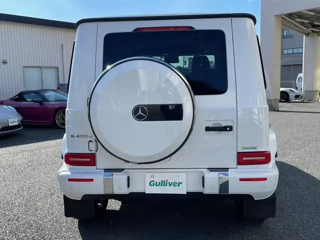メルセデス・ベンツ ゲレンデヴァーゲン Ｇ４００ｄ AMGライン 神奈川県 2023(令5)年 0.2万km パール ワンオーナー/AMGライン/ラグジュアリーパッケージ/サンルーフ/ブルメスターサウンド/アダプティブダンピング/レーダーセーフティパッケージ/黒革シート/純正メモリーナビ・地デジTV/純正USB/BT再生/360°カメラ/ETC2.0/レーダークルーズコントロール/PCS/LKA/BSM/標識検知/純正20インチAW/LEDライト/コーナーセンサー/前席パワーシート/全席シートヒーター/パドルシフト/プッシュスタート/キーレス×2/R6/7年ディーラー整備記録/保証書・取説あり