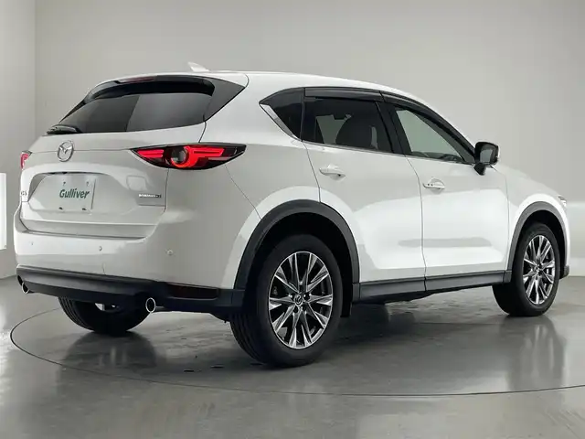 マツダ ＣＸ－５ XD エクスクルーシブモード 愛知県 2021(令3)年 2.4万km スノーフレイクホワイトパールマイカ 純正１０．２５型ナビ　ＢＯＳＥ　禁煙車　全方位カメラ　茶革シート　シートヒーター　ハンドルヒーター　純正前後ドラレコ　ＥＴＣ２．０　電動リアゲート　ＢＳＭ　ＨＵＤ　オートホールド　ＬＥＤオートライト　コーナーセンサー　アイドリングストップ　メモリシート