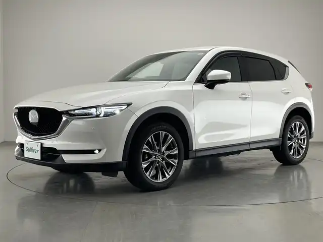 マツダ ＣＸ－５ XD エクスクルーシブモード 愛知県 2021(令3)年 2.4万km スノーフレイクホワイトパールマイカ 純正１０．２５型ナビ　ＢＯＳＥ　禁煙車　全方位カメラ　茶革シート　シートヒーター　ハンドルヒーター　純正前後ドラレコ　ＥＴＣ２．０　電動リアゲート　ＢＳＭ　ＨＵＤ　オートホールド　ＬＥＤオートライト　コーナーセンサー　アイドリングストップ　メモリシート