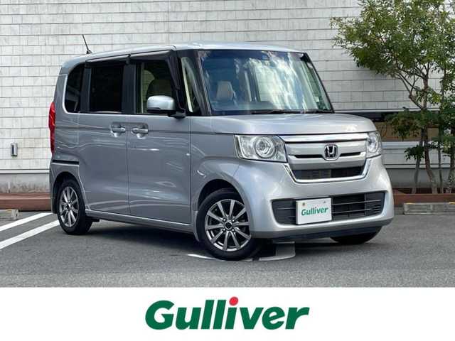 ホンダ Ｎ ＢＯＸ G L ホンダセンシング 長野県 2018(平30)年 2.2万km ルナシルバーM ワンオーナー車/〇社外ナビ（TV　BT　CD　DVD　SD　ラジオ　USB）/〇ETC/〇バックカメラ/〇前後ドライブレコーダー/〇スペアキー/〇片側パワースライド/〇ステアリングリモコン/〇レーダークルーズコントロール/〇フロアマット/〇電動格納ミラー/〇リアサンシェード/〇ISOFIX