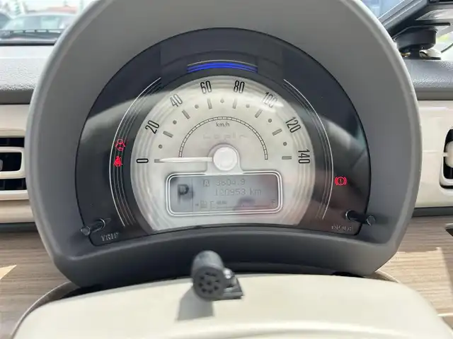 スズキ ラパン S 福岡県 2015(平27)年 12.1万km パールホワイト スズキセーフティサポート/横滑り防止/衝突回避システム/盗難防止/ナビ（BT、SD、フルセグ）/スマートキー/パワーウィンドウ/パワーステアリング/ベンチシート/アイドリング/オートライト/ETC
