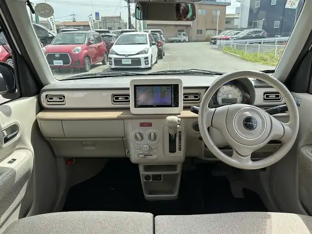 スズキ ラパン S 福岡県 2015(平27)年 12.1万km パールホワイト スズキセーフティサポート/横滑り防止/衝突回避システム/盗難防止/ナビ（BT、SD、フルセグ）/スマートキー/パワーウィンドウ/パワーステアリング/ベンチシート/アイドリング/オートライト/ETC