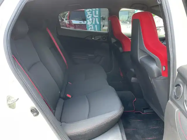 ホンダ シビック タイプR 長野県 2018(平30)年 6.1万km 白 社外ナビ（FM/AM、CD、DVD、BT、USB）/バックカメラ/フルセグテレビ/クルーズコントロール追従無/ビルトインETC/横滑り防止装置/アイドリングストップ/純正フロアマット/純正２０AW/ダブルエアバック/カーテンエアバック/LEDオートライト/ワンオーナー/保証書、取扱説明書/スマートキー
