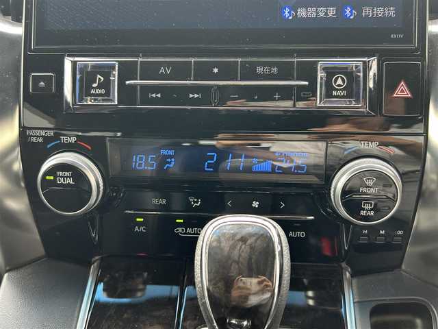 トヨタ ヴェルファイア Z Aエディション 群馬県 2017(平29)年 5万km ブラック ALPINE11型ナビ/（CD/DVD/SD/Bluetooth/USB）/フルセグテレビ/バックカメラ/後席用モニター/クルーズコントロール/クリアランスソナー/ハーフレザーシート/オートブレーキホールド/パワーバックドア/ウッドコンビステアリング/ステアリングリモコン/プッシュスタート/ドライブレコーダー/両側パワースライドドア/助手席スーパーロングスライドシート/助手席マニュアルオットマン/保証書/取扱説明書/スペアキー