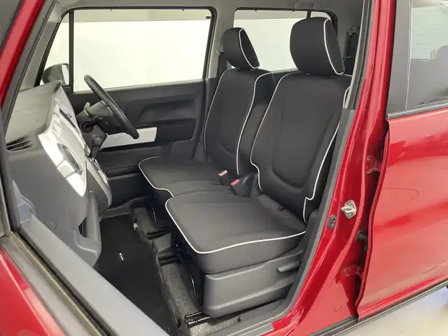 スズキ ハスラー X 新潟県 2015(平27)年 6.8万km フェニックスレッドパール/ブルーイッシュブラックパール 純正ディーラーＯＰナビ/ワンセグＴＶ/Bluetooth/バックカメラ/ETC/衝突軽減ブレーキ/Ｄ席シートヒーター/アイドリングストップ/プッシュスタート/オートライト/HIDヘッドライト/フォグランプ/ベンチシート