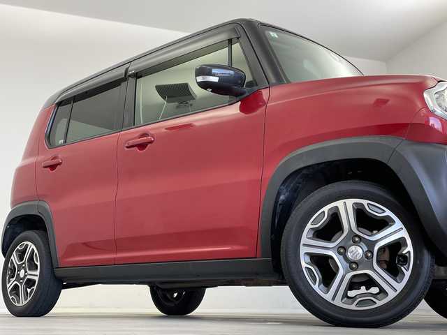 スズキ ハスラー X 新潟県 2015(平27)年 6.8万km フェニックスレッドパール/ブルーイッシュブラックパール 純正ディーラーＯＰナビ/ワンセグＴＶ/Bluetooth/バックカメラ/ETC/衝突軽減ブレーキ/Ｄ席シートヒーター/アイドリングストップ/プッシュスタート/オートライト/HIDヘッドライト/フォグランプ/ベンチシート