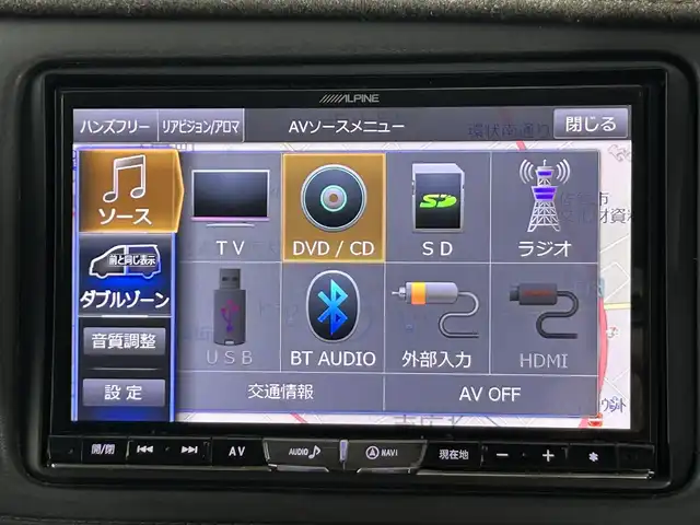 ホンダ ヴェゼル ハイブリッド Z ホンダセンシング 佐賀県 2019(令1)年 4.4万km ルーセブラックM ワンオーナー/アルパイン8インチナビ/＜CD/DVD/Bluetooth/HDMI/フルセグTV＞/アルパインドライブレコーダー/バックカメラ/ハーフレザーシート/前席シートヒーター /パドルシフト/ルーフレール/寒冷地仕様/純正17インチアルミホイール/ホンダセンシング/CMBS/ACC/先行車発進告知/レーンキープアシスト/リアクティブフォースペダル