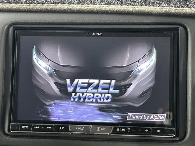 ホンダ ヴェゼル ハイブリッド Z ホンダセンシング 佐賀県 2019(令1)年 4.4万km ルーセブラックM ワンオーナー/アルパイン8インチナビ/＜CD/DVD/Bluetooth/HDMI/フルセグTV＞/アルパインドライブレコーダー/バックカメラ/ハーフレザーシート/前席シートヒーター /パドルシフト/ルーフレール/寒冷地仕様/純正17インチアルミホイール/ホンダセンシング/CMBS/ACC/先行車発進告知/レーンキープアシスト/リアクティブフォースペダル