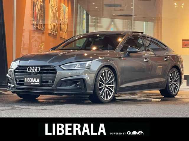 アウディ Ａ５ SB 40TFSIスポーツ 鹿児島県 2019(令1)年 6.8万km デイトナグレーパールエフェクト 禁煙車/純正ナビ/Bluetooth/マトリクスLEDヘッドランプ/アダプティブクルーズコントロール/前席シートヒーター/運転席メモリー付き/ドライブレコーダー/ハーフレザーシート/パノラマサンルーフ/純正19インチアルミホイール/パノラミックビューモニター