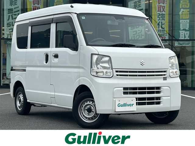 スズキ エブリイ PC 岡山県 2015(平27)年 9.8万km スペリアホワイト 登録時走行距離97345km/社外ナビ（AVIC-MRZ099）/フルセグTV(AM.FM.CD.DVD.TV.BT)/両側スライドドア/バックカメラ/ETC/衝突軽減ブレーキ/横滑り防止装置/フロアマット/リモコンキー/スペアキー/ドアバイザー