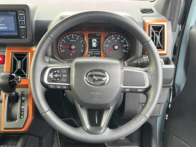 ダイハツ タフト G 茨城県 2022(令4)年 2.7万km レイクブルーメタリック ワンオーナー/純正SDナビ/（BT・CD・DVD・全方位バックカメラ）/フルセグTV/衝突被害軽減システム/LEDヘッドライト/純正１５インチアルミホイール/純正フロアマット/スマートキー/プッシュスタート/ガラスルーフ/横滑り防止機能/レーンアシスト/取扱説明書/保証書