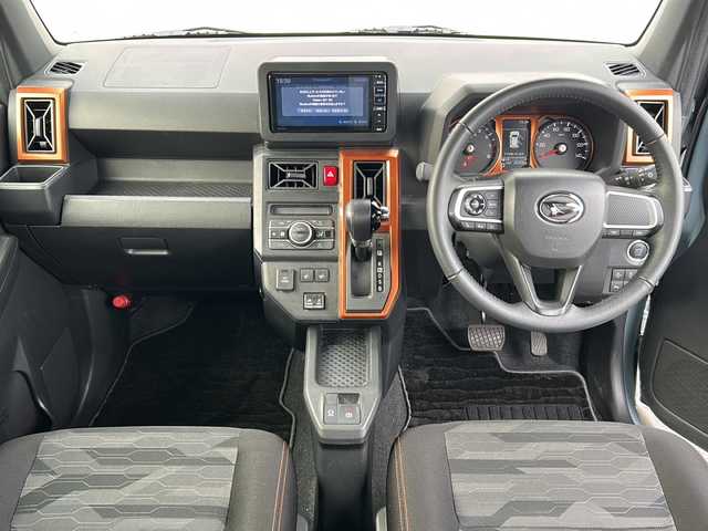 ダイハツ タフト G 茨城県 2022(令4)年 2.7万km レイクブルーメタリック ワンオーナー/純正SDナビ/（BT・CD・DVD・全方位バックカメラ）/フルセグTV/衝突被害軽減システム/LEDヘッドライト/純正１５インチアルミホイール/純正フロアマット/スマートキー/プッシュスタート/ガラスルーフ/横滑り防止機能/レーンアシスト/取扱説明書/保証書