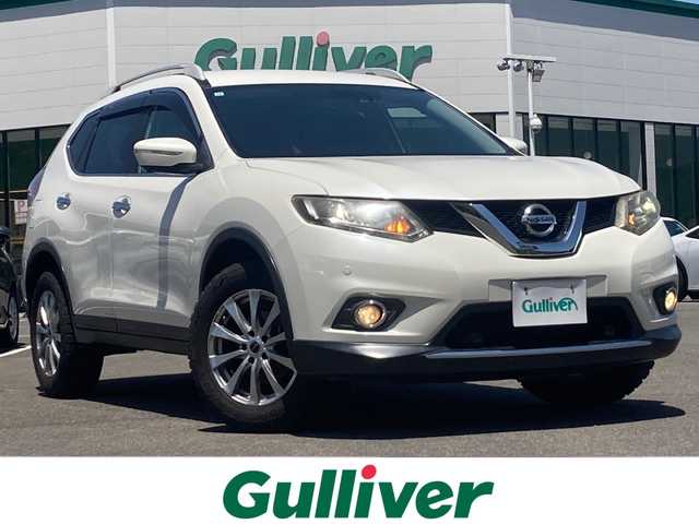 日産 エクストレイル 20Xt エマージェンシーブレーキ 佐賀県 2015(平27)年 8.3万km ブリリアントホワイトパール 4WD/純正ナビ/アラウンドビューモニター/エマージェンシーブレーキ/LDW/パーキングアシスト/ブラインドスポットモニター/クルーズコントロール/コーナーセンサー/スマートルームミラー/シートヒーター/カプロンレザー/ビルトインETC/アイドリングストップ/プッシュスタート/スマートキー/ドライブレコーダー/HIDヘッドライト/フォグライト/ルーフレール/社外AW
