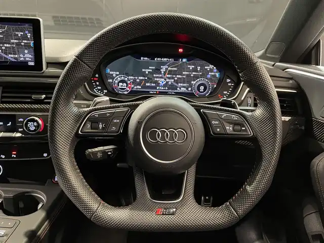 アウディ ＲＳ５ スポーツバック 道央・札幌 2019(令1)年 3.6万km グレー アシスタンスパッケージ/・パークアシスト/・サラウンドビューカメラ/RSスポーツエグゾーストシステム/マトリクスLEDヘッドライト/Sスポーツシート(フロント)/ファインナッパレザー/電動調整機能(フロント)/シートヒーター(全席)/MMIナビゲーション/バーチャルコックピット/TVチューナー/Bang&Olufsen3Dアドバンストサウンドシステム/マルチカラーアンビエントライティング/オートマチックテールゲート/ドライブセレクト/レッドキャリパー/アダプティブクルーズコントロール/アウディアクティブレーンアシスト/アウディサイドアシスト/アウディパーキングシステム/アウディプレセンスベーシック/アウディプレセンスリヤ/アウディプレセンスシティ/パドルシフト/プッシュスタート/スマートキー/スペアキー/ETC2.0