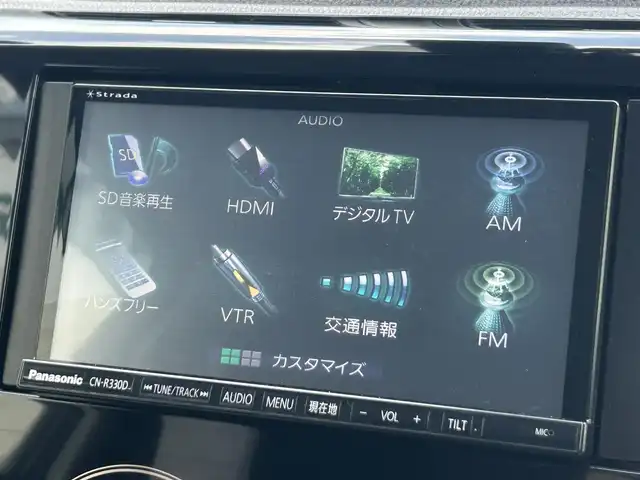 三菱 ｅＫカスタム T　セーフティPKG 道東・釧路十勝 2016(平28)年 3.3万km シルキーホワイト 4WD/社外ナビ/(AM FM CD DVD BT フルセグTV)/アラウンドビューカメラ/シートヒーター /衝突軽減システム/オートライト/オートハイビーム/保証書/取扱説明書/エンジンスターター/プッシュスタート/スマートキー/革巻きステアリング/ドアバイザー/フロアマット
