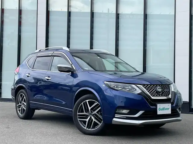 日産 エクストレイル オーテック iパッケージ 大阪府 2020(令2)年 4.1万km カスピアンブルー 純正ナビ　/ビルトインETC　/全方位モニター　/ドライブレコーダー（前）/フルセグTV　/パワーバックドア　/プロパイロット　/レザーシート　/パワーシート　/電動パーキング　/革巻ステアリング　/純正19インチアルミホイール　/LEDヘッドランプ/クルーズコントロール/デジタルインナーミラー