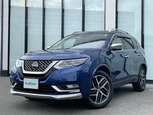 日産 エクストレイル オーテック iパッケージ 大阪府 2020(令2)年 4.1万km カスピアンブルー 純正ナビ　/ビルトインETC　/全方位モニター　/ドライブレコーダー（前）/フルセグTV　/パワーバックドア　/プロパイロット　/レザーシート　/パワーシート　/電動パーキング　/革巻ステアリング　/純正19インチアルミホイール　/LEDヘッドランプ/クルーズコントロール/デジタルインナーミラー